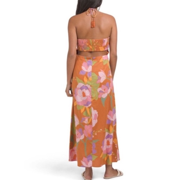 Caroline Constas Floral Halter Dress Size S - Picture 14 of 16